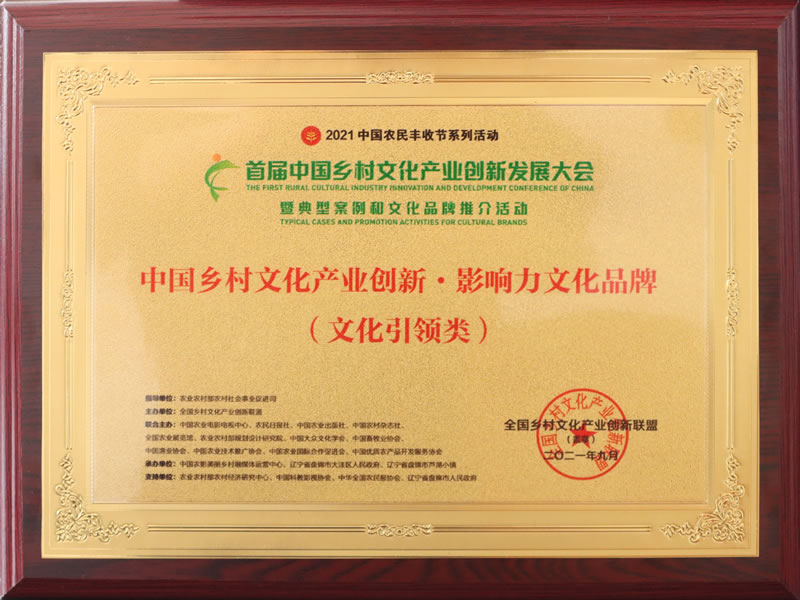 中國鄉村文化創新影響力品牌